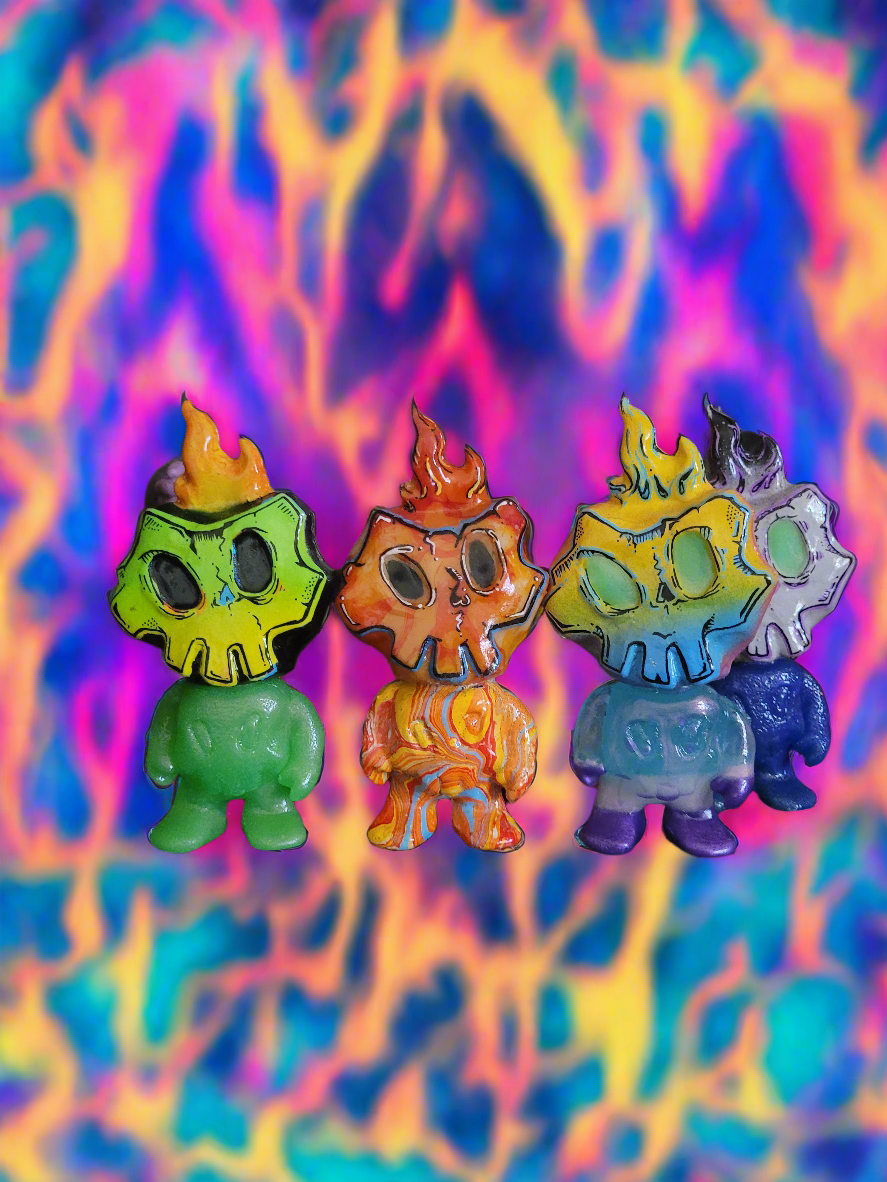 Mixed media handmade figures
