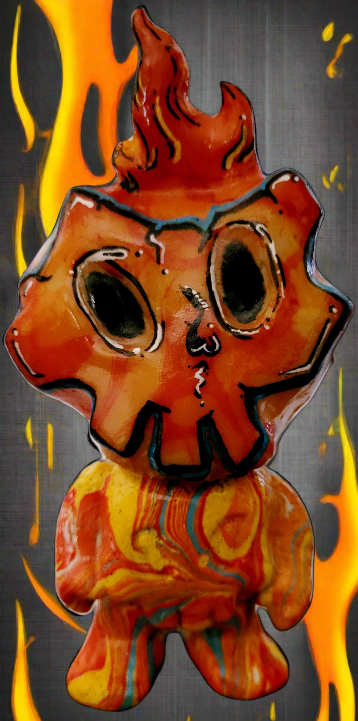 Mixed media handmade figures