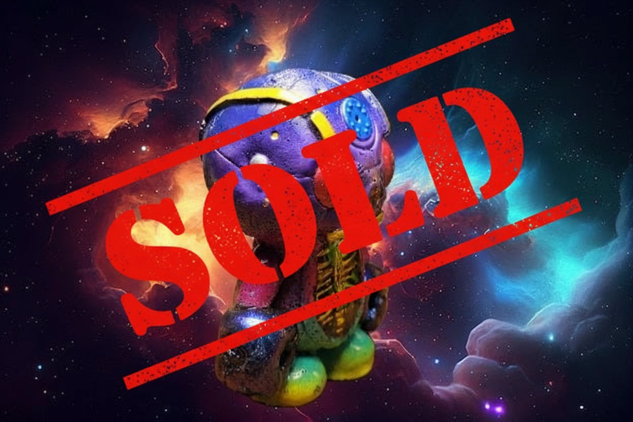 Rowbutts handgefertigte Harzfigur